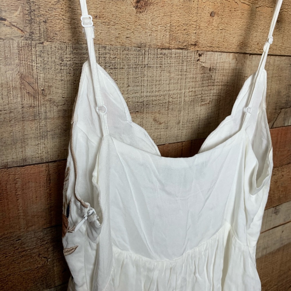 Lulus White Floral Embroidered Mini Dress - Picture 10 of 11